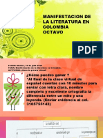 Actividad Literatura Octavo