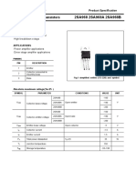 Silicon PNP Power Transistors: 2SA968 2SA968A 2SA968B