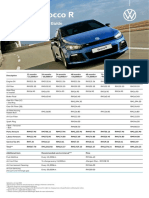 VW Sirocco R Service Pricing Guide