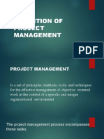 Definition of Project Management