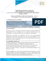 Guía de Actividades y Rúbrica de Evaluación - Tarea 5 Consolidación - Documento Propuesta de Intervención