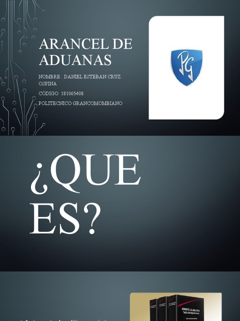 Arancel de Aduanas: Clasificación y Uso | PDF | aduana | Arancel