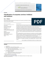 Classification of Ecosystem Services PDF