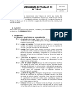 PST-19-00 Procedimiento de Trabajo en Alturas