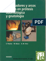 Articuladores y Arcos Faciales en Prótesis Odontológica y Gnatología de Pessina, Bosco y Vinvi