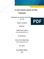 Actividad 4 de Fundamentos de Economia y Microeconomia