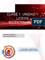 Clase 1 Unidad 1 Liceos Bic Tercero Medio