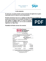 Registro de Camara de Comercio Explicacion PDF