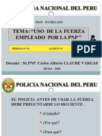 Uso de La Fuerza Pnp-Clase 01