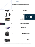 Suaikan Gambar Dan Perkataan Peralatan Komputer Yang Betul