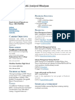 CV - Joniyed Bhuiyan PDF