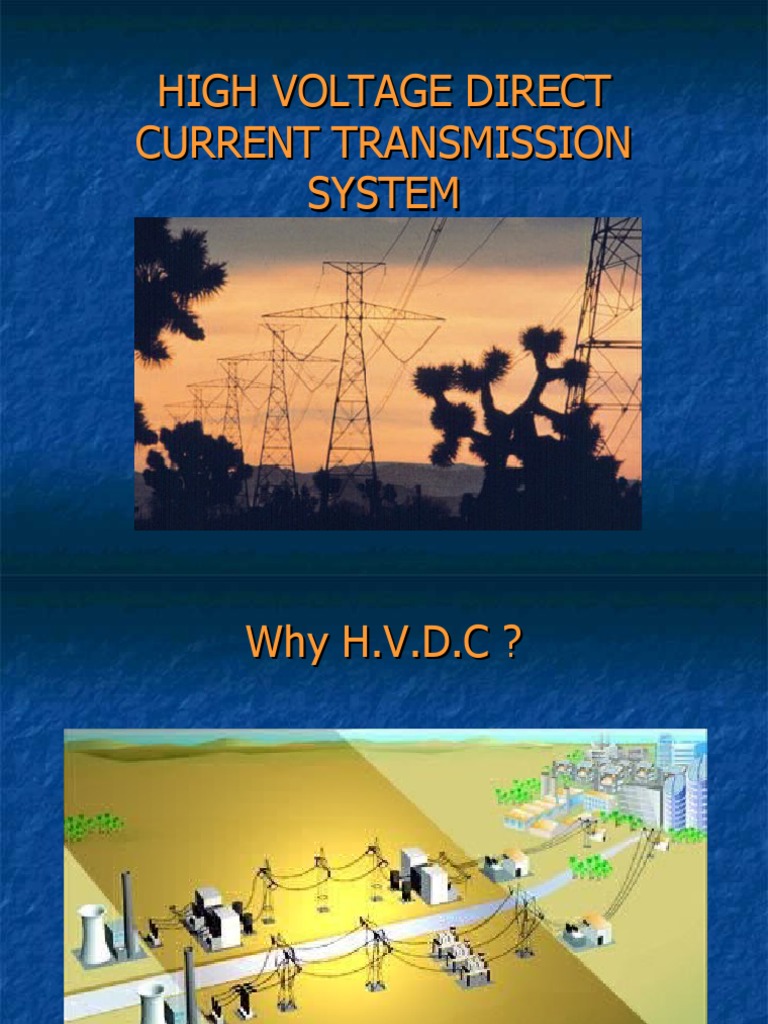 High Voltage Direct Current Transmission System PDF High Voltage