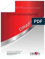 DR AF T: TIA-942 Based Data Centre Design Checklist