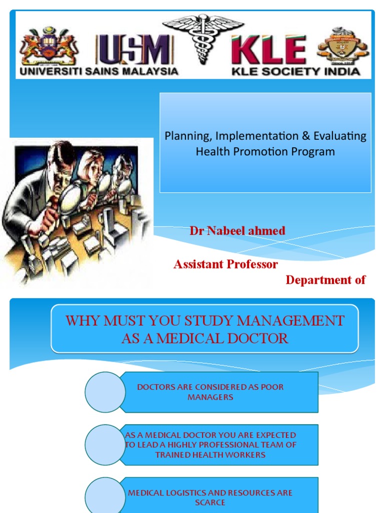 Planning Implementation And Evaluation Of Health Promotion Programs