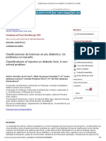 Clasificaciones de Lesiones en Pie Diabético - Un Problema No Resuelto PDF