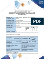 Activity guide and evaluation rubric -Step 5 - Final Assessment - Open Objective Test - Assess technology innovation value.docx