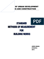 Standard Methods of Measurement MUDHC 2014