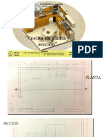 "Cocina en Planta y Sección": Universidad Privada Antenor Orrego