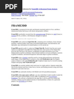 User Manual and Reference For Frame3DD