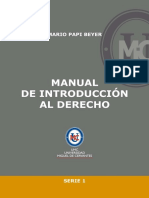 Manual de Introducción Al Derecho