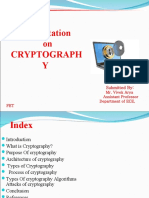 Presentation On Cryptograph Y: Submitted by