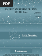 American Remodelling (AMRE, Inc.) : Presented by