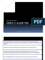 Genetic Algorithm: Basics, Terminologies