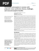 Hormonal Contraception in Women With Polycystic Ovary Syndrome: Choices, Challenges, and Noncontraceptive Benefits