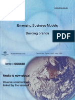 Emerging Business Models Building Brands: WWW - Lamp.edu - Au