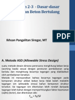 Pertemuan 2-3 - Dasar-Dasar Perhitungan Beton Bertulang