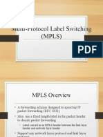 Multi-Protocol Label Switching (MPLS)