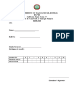 Answer Sheet MFSA (Pen - Paper)