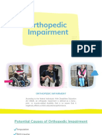 Orthopedic Impairment PDF