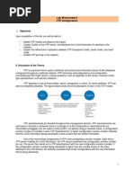 Lab Worksheet 4: VTP Configuration