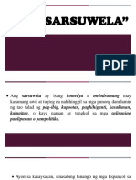 Week-13 Ang Sarsuwela