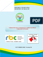 Blood - Transfusion Guidelines in Rwanda - 2018 - Version 3 - Final PDF