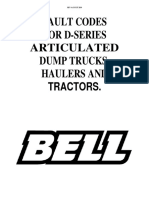 Fault Codes For D-Series Articulated Dump Trucks, Haulers and Tractors