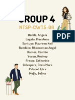 Group 4: NTSP-CWTS-08