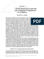 Facets of Social Interaction and The Assessment of Social Competence in Children