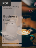 Coffee Shop Business Plan Example PDF