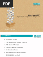 Matrix Presentation COSEC