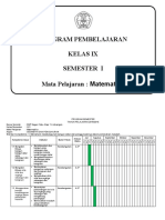 PROMES. MTK Kelas 9 Smstr. I SMP-MTs