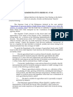 DAR Administrative Order on Land Acquisition | PDF | Finance & Money ...
