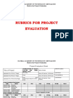 Rubrics For Projects For Presentation