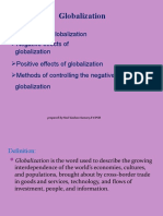 Globalization: Objectives: Definition of Globalization