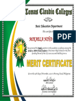 Grade 12 ABM Rank 1 Certificate Morong Rizal 2020