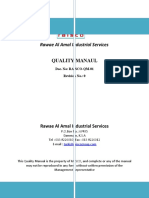 Rawae Al Amal Industrial Services: Quality Manaul