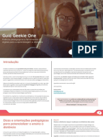 Guia Geekie One: Práticas Pedagógicas e Ferramentas Digitais para A Aprendizagem A Distância