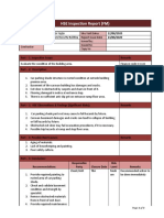 HSE Inspection Report (FM) : JAM/MZD-71/20 Services and Security Building