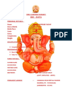 Bio - Data: !!sri. Ganeshai Namah!!